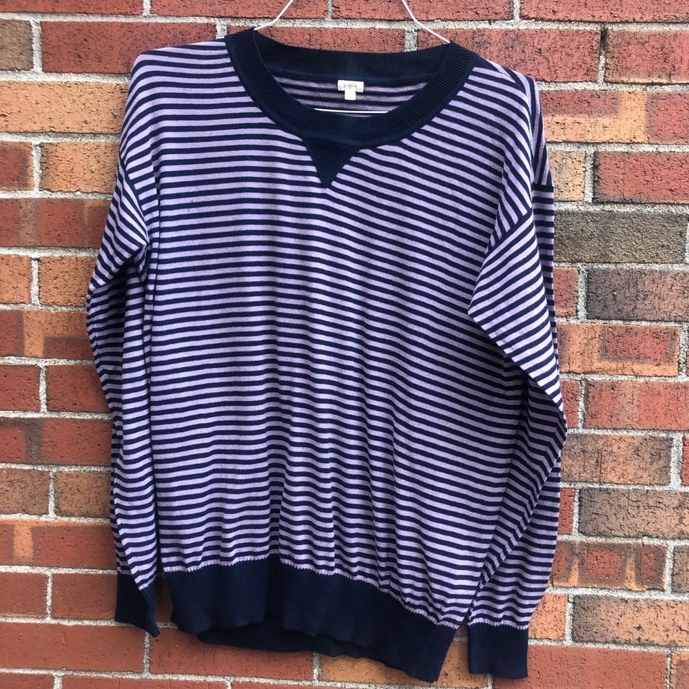 J crew striped sweater.